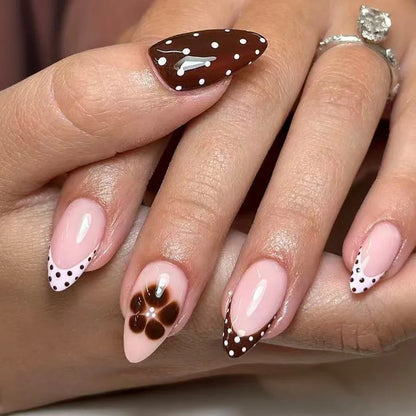 Floral Resin Press On Nails