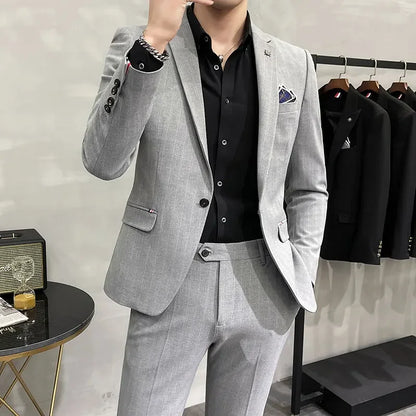 Luxury Groom Wedding Suit Ensemble