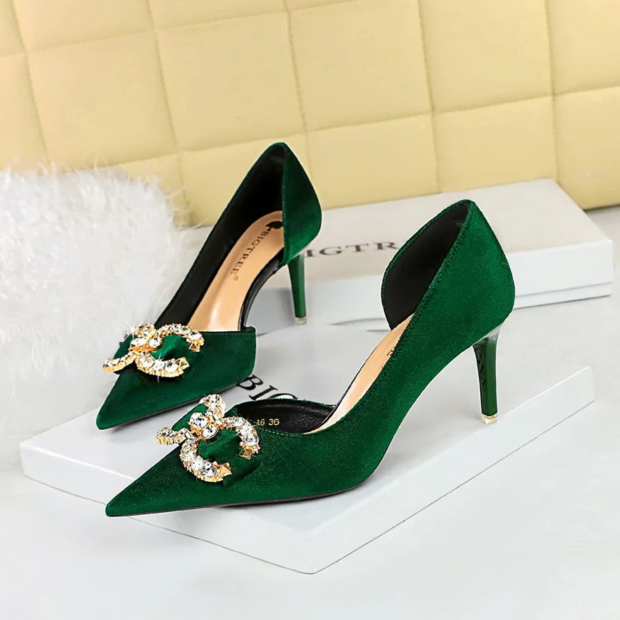 Pink Crystal Party Pumps