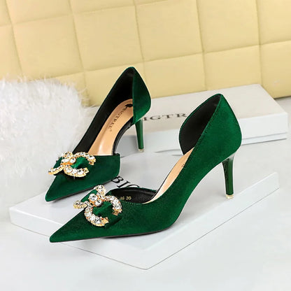 Pink Crystal Party Pumps