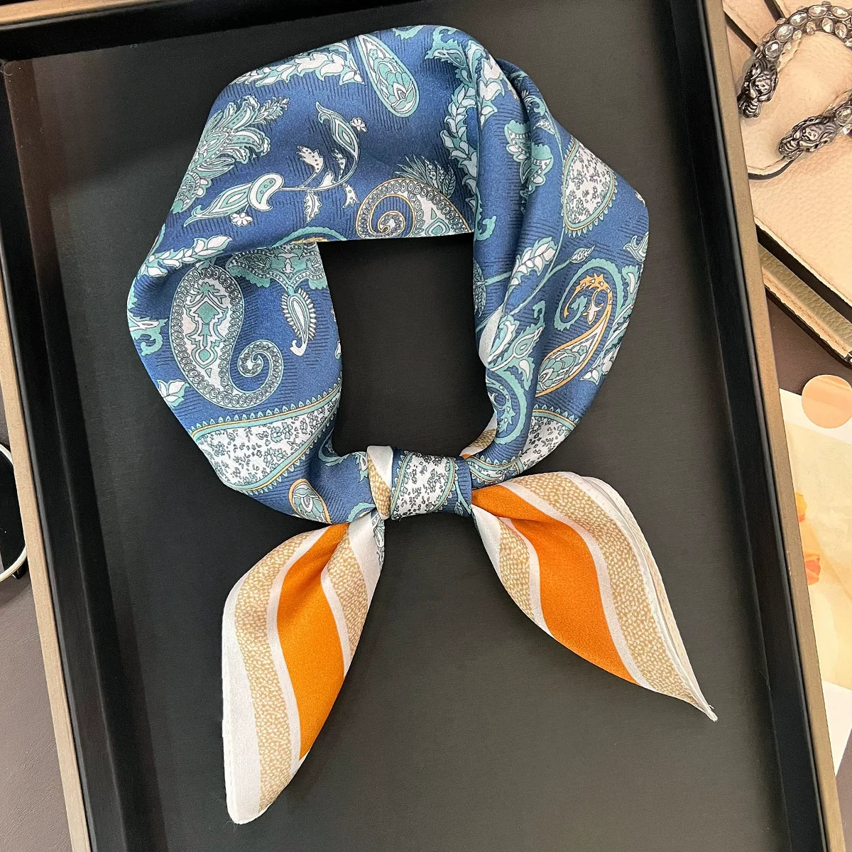 Mulberry Silk Bandana Scarf