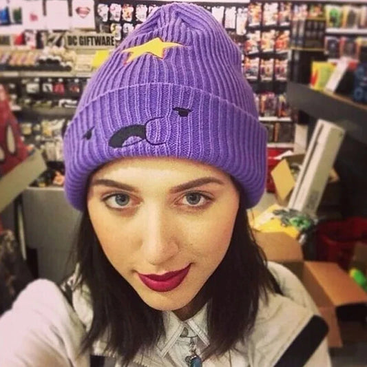 Purple Knit Beanie