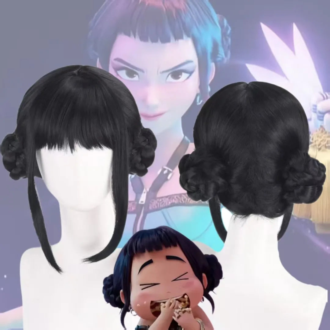 Kpop Rumi Purple Cosplay Wig Halloween