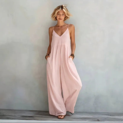 Wide-Leg Camisole Jumpsuit