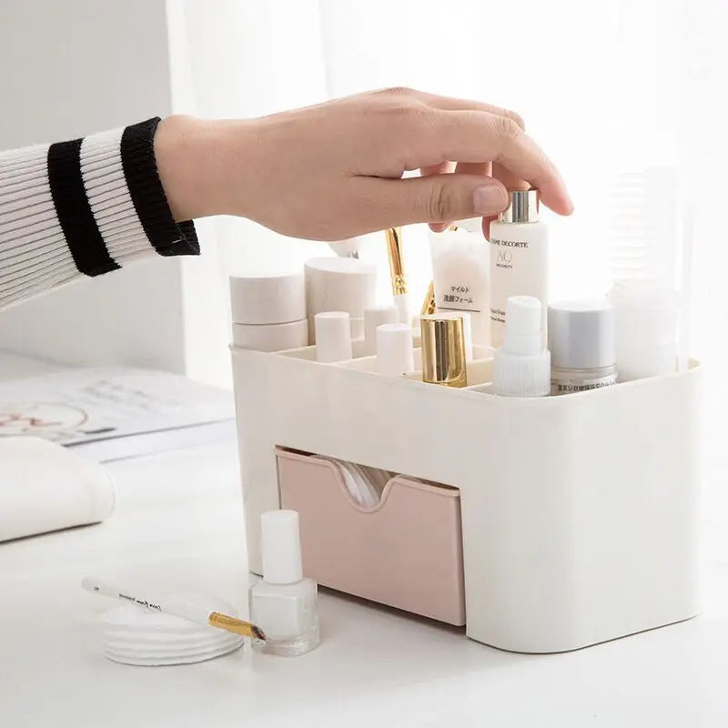 Makeup organizer storage box