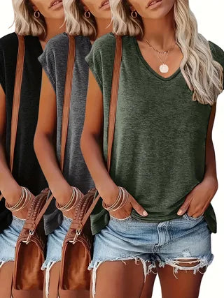 Polyester Drop-Shoulder Solid Spring Clothing