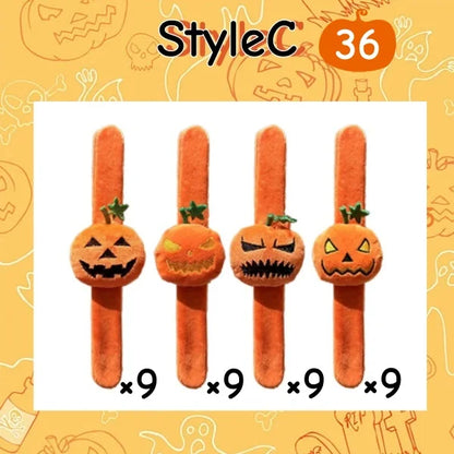 Plush Halloween Slap Bracelets
