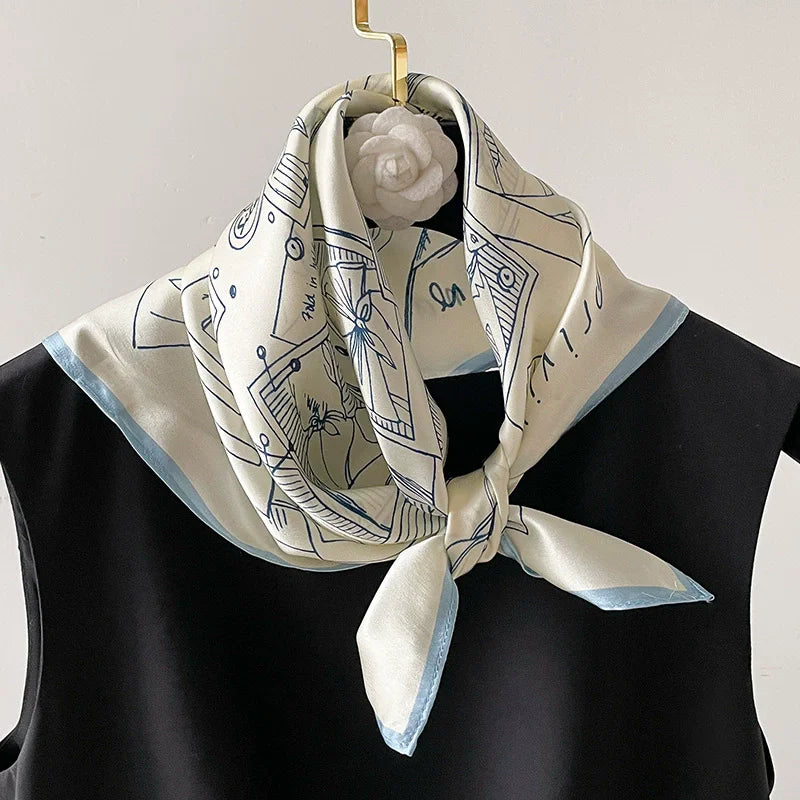 Mulberry Silk Bandana Scarf