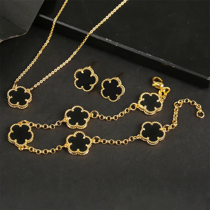 Five Leaf Flower Bracelet