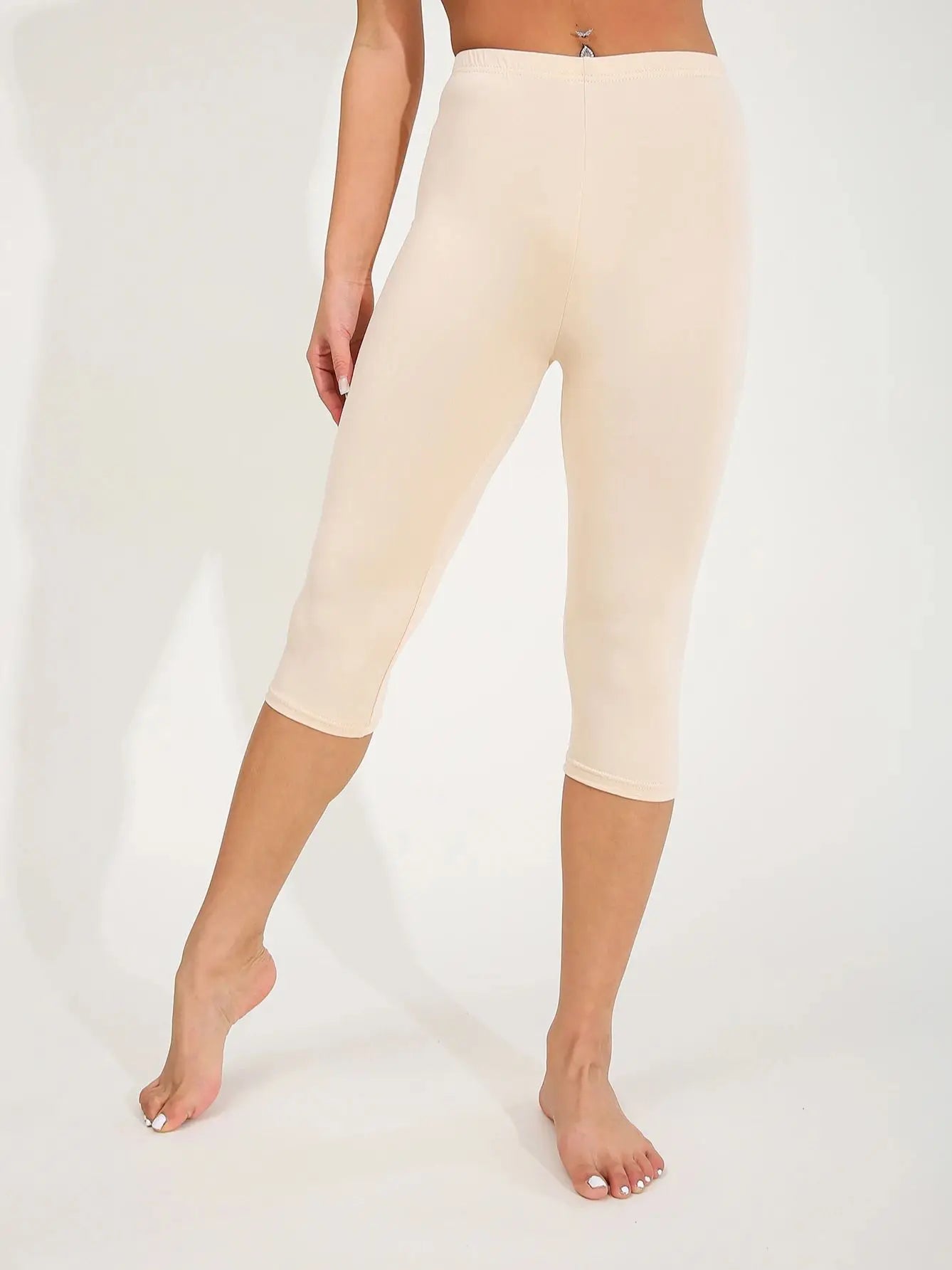 Simple Seven-Point Yoga Leggings