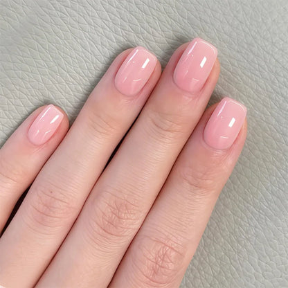 White Minimalist Press Nails
