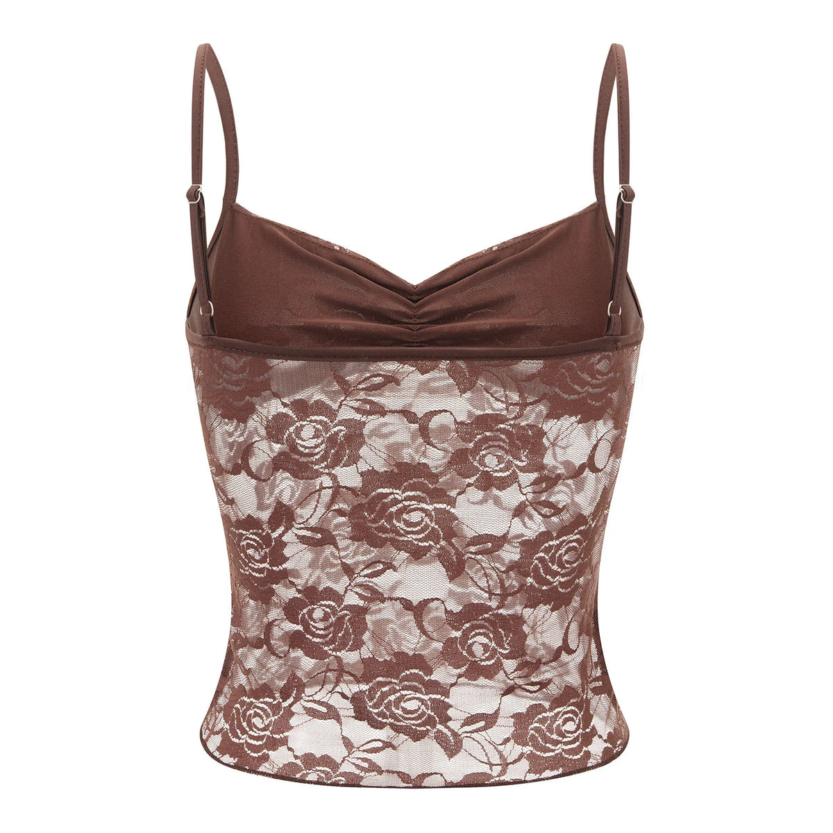 Ruched Lace Camisole
