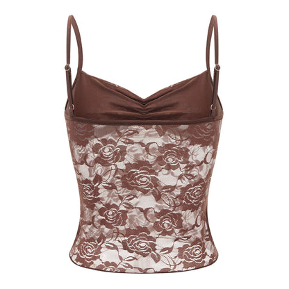 Ruched Lace Camisole