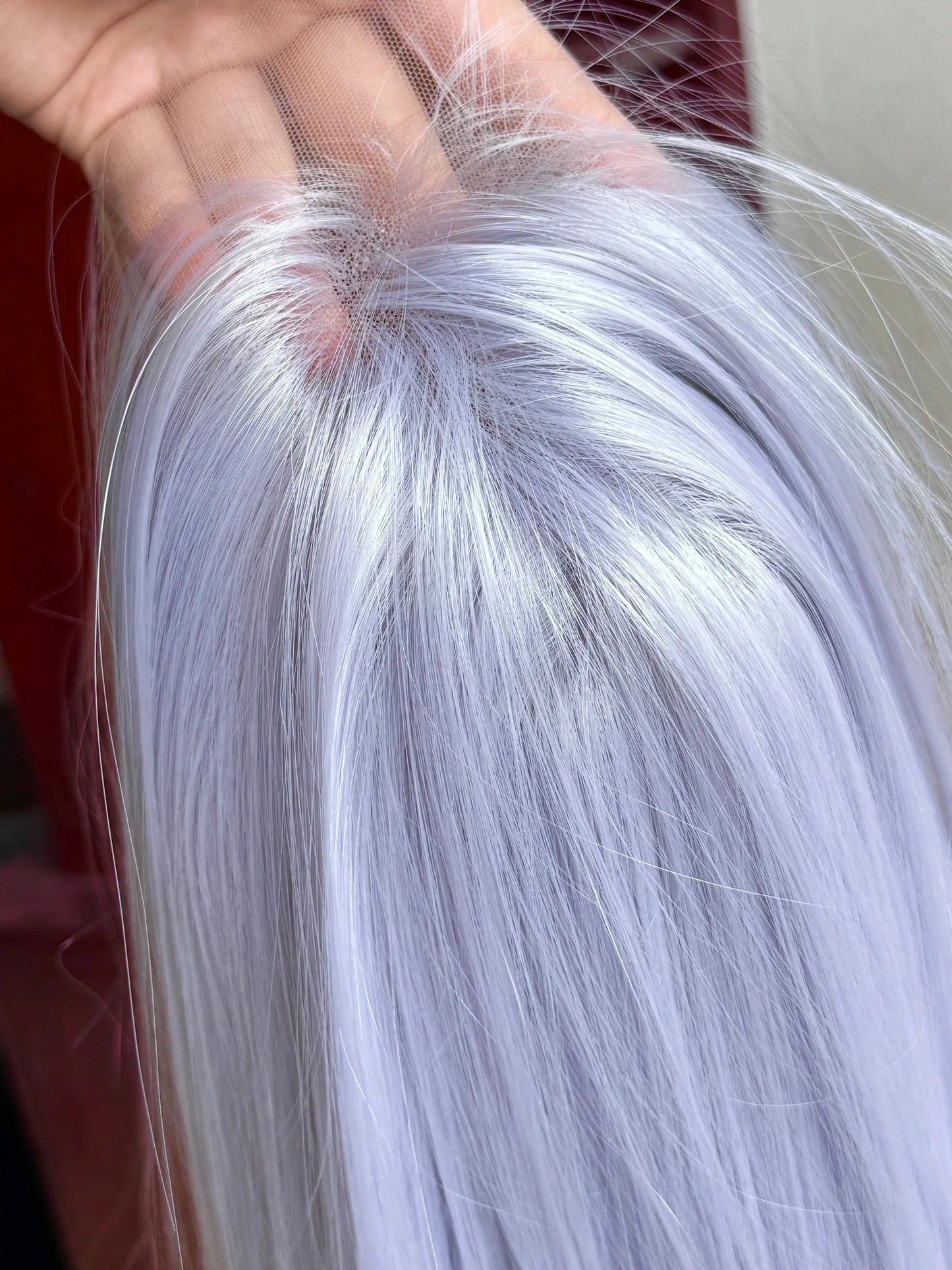 Long Lavender Wig
