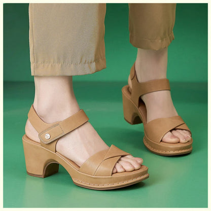 Roman Platform Strap Sandals