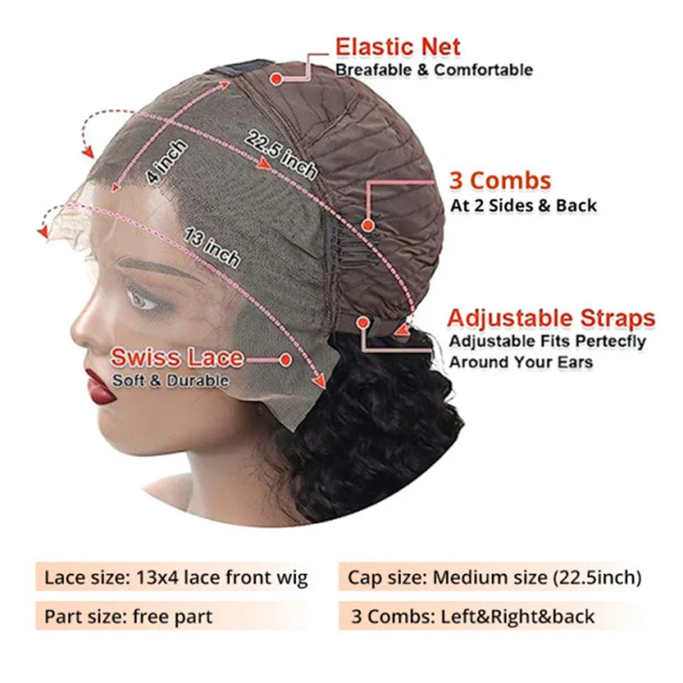 Short Water Wave Wig