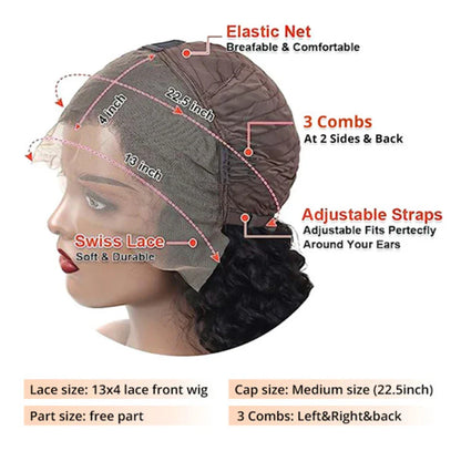 Short Water Wave Wig