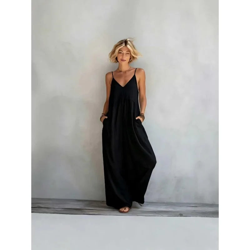 Wide-Leg Camisole Jumpsuit