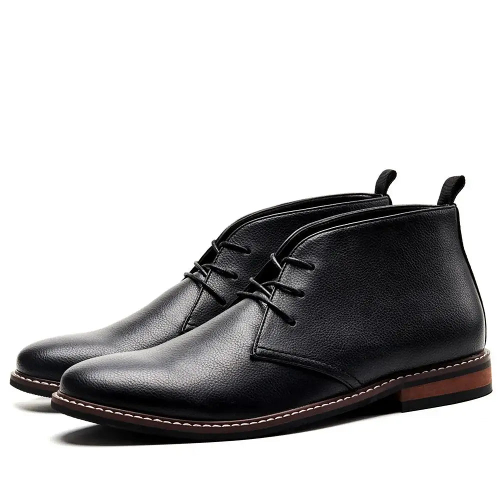 Artificial Leather Ankle Boots