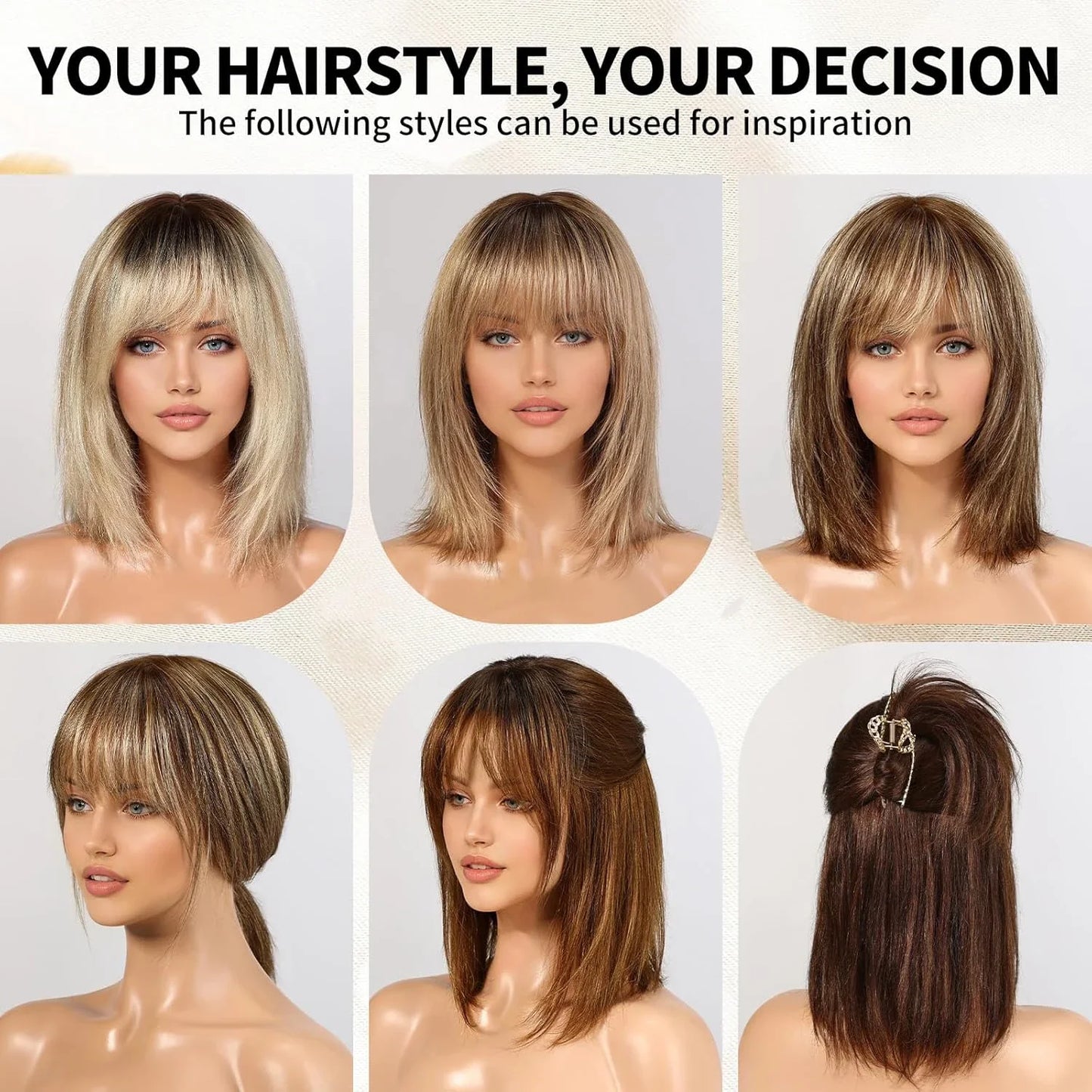 Short Straight Wig