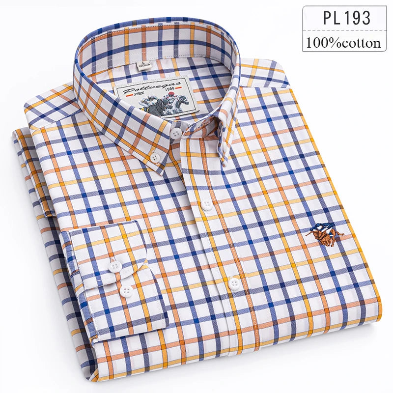 Oxford Striped Business Shirt