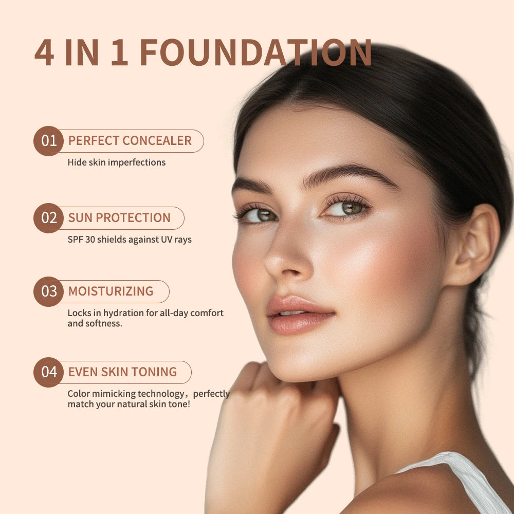 4 In 1 SPF Foundation Cream