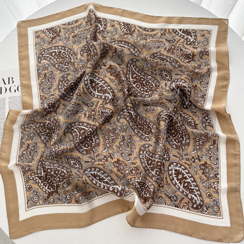 Satin Silk Feeling Hair Scarf