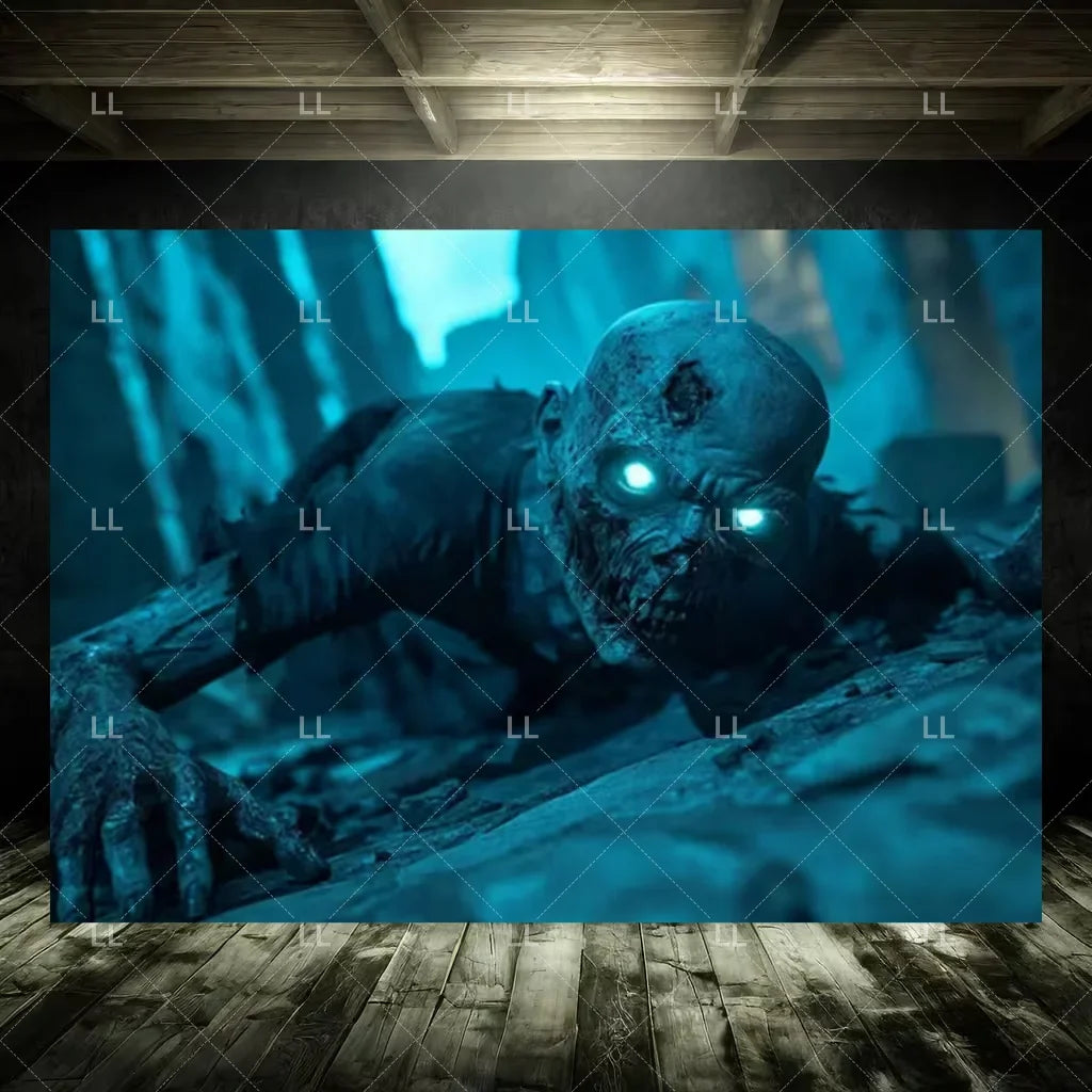 Zombie Explosion Halloween Photography Backdrop