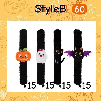 Plush Halloween Slap Bracelets