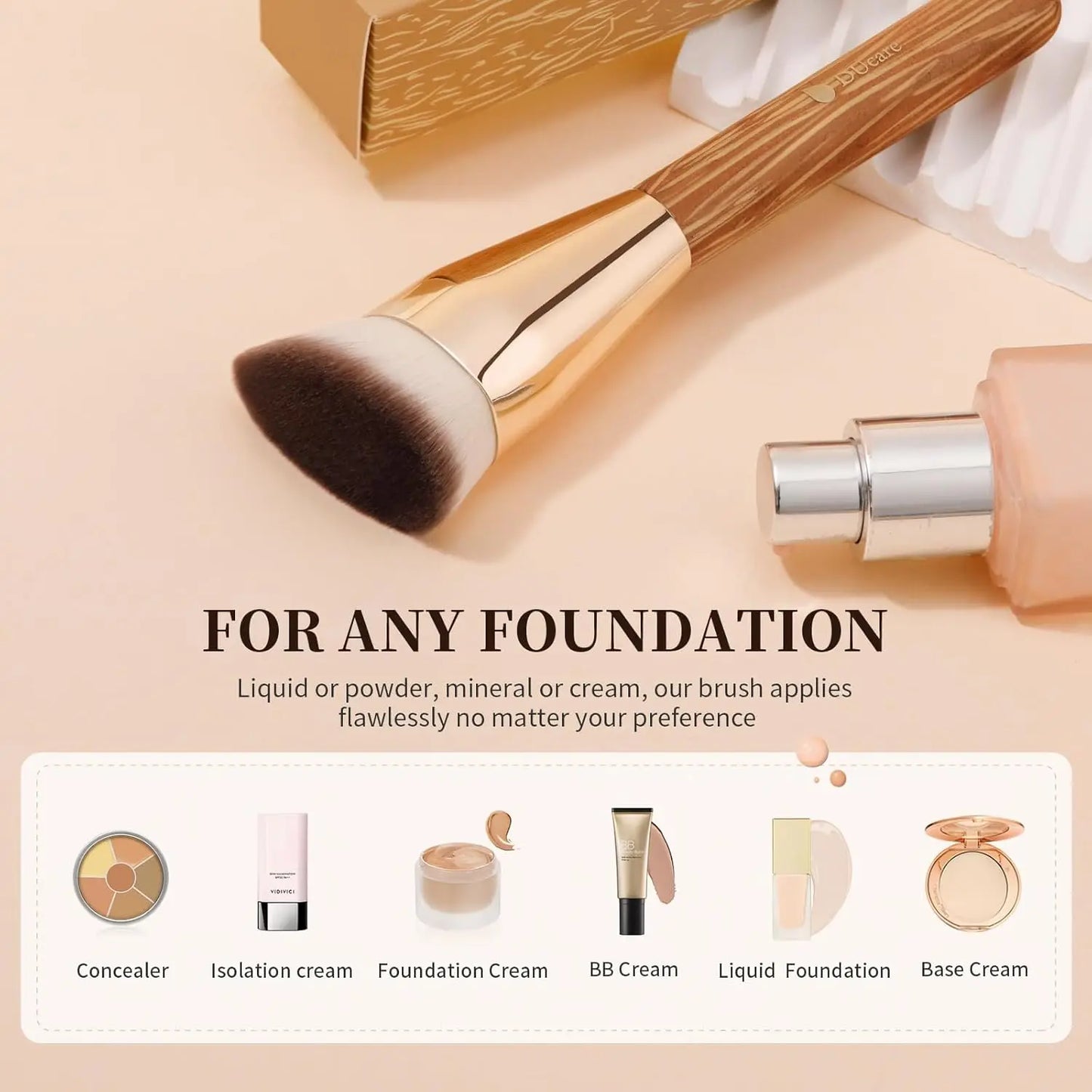 Large Face Makeup Brush
