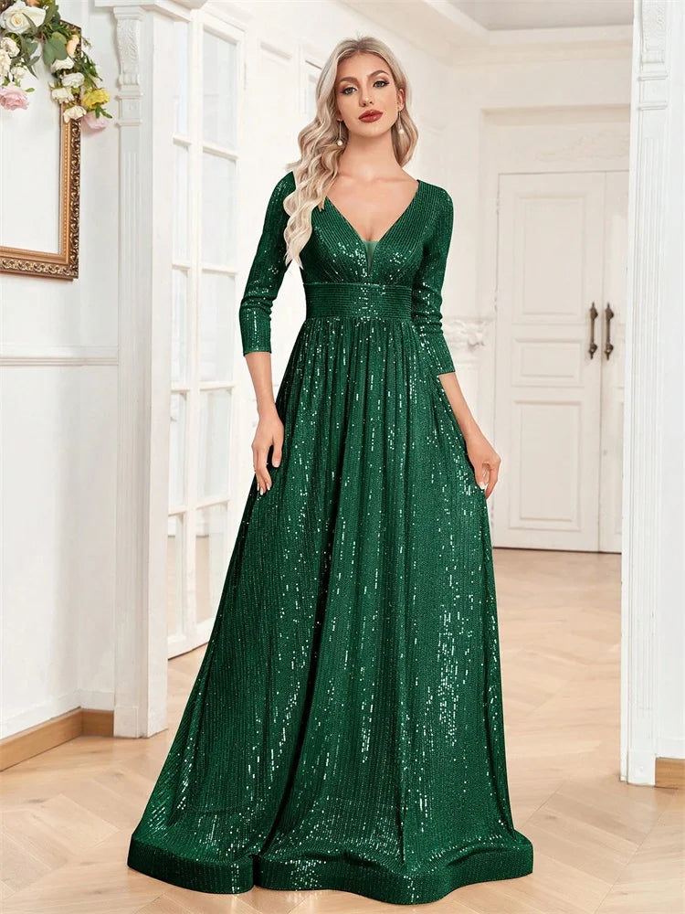 Sequin Evening Gown