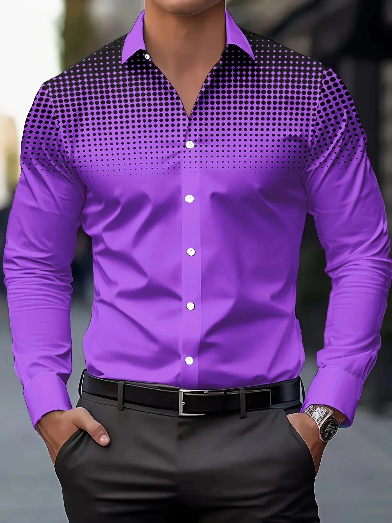 Printed Casual Spring Shirt
