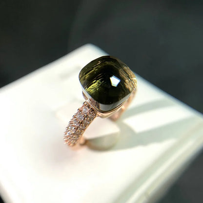 Candy Zircon Crystal Ring