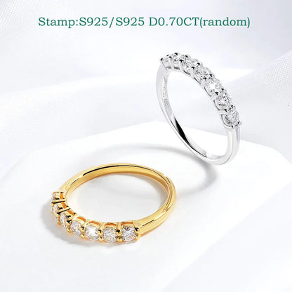 3mm Moissanite Silver Ring