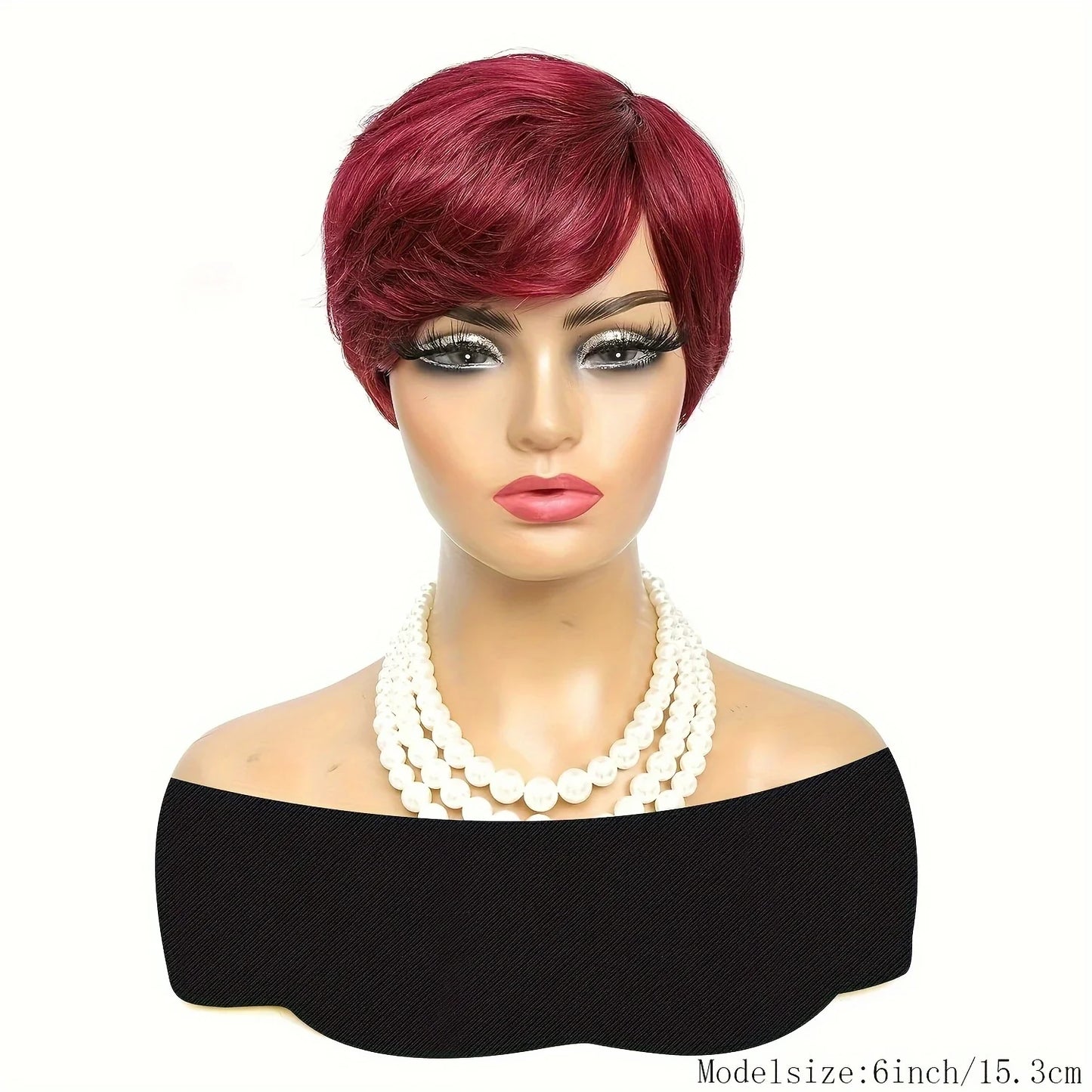 Short Straight Pixie Wig
