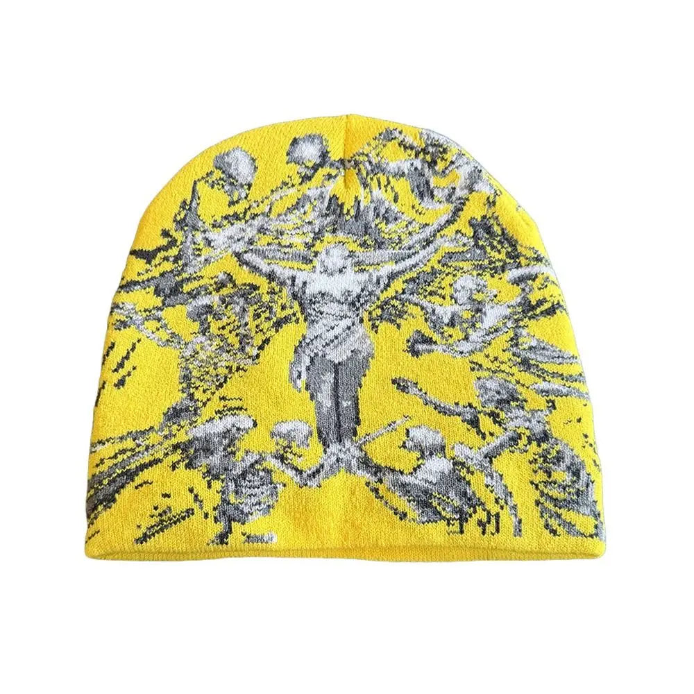 Elastic Jacquard Beanie