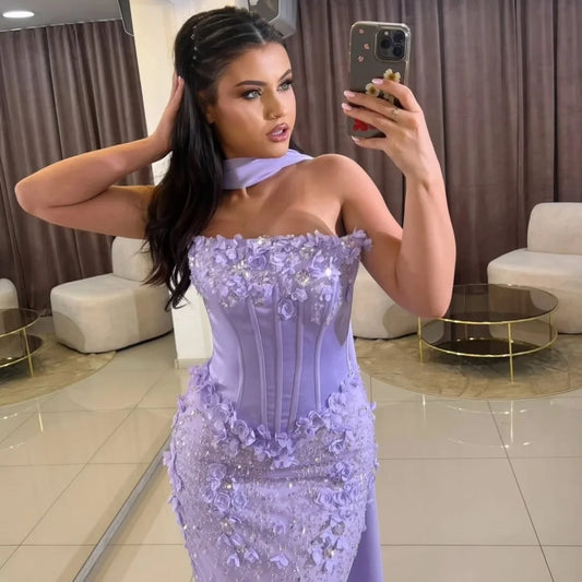 Backless Graduation Dress