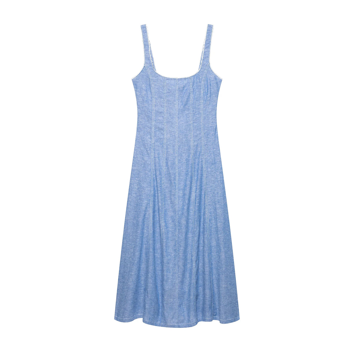 Denim Slip Dress
