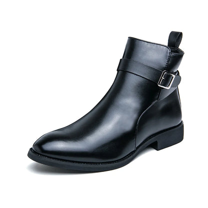 Leather Waterproof Riding Boots