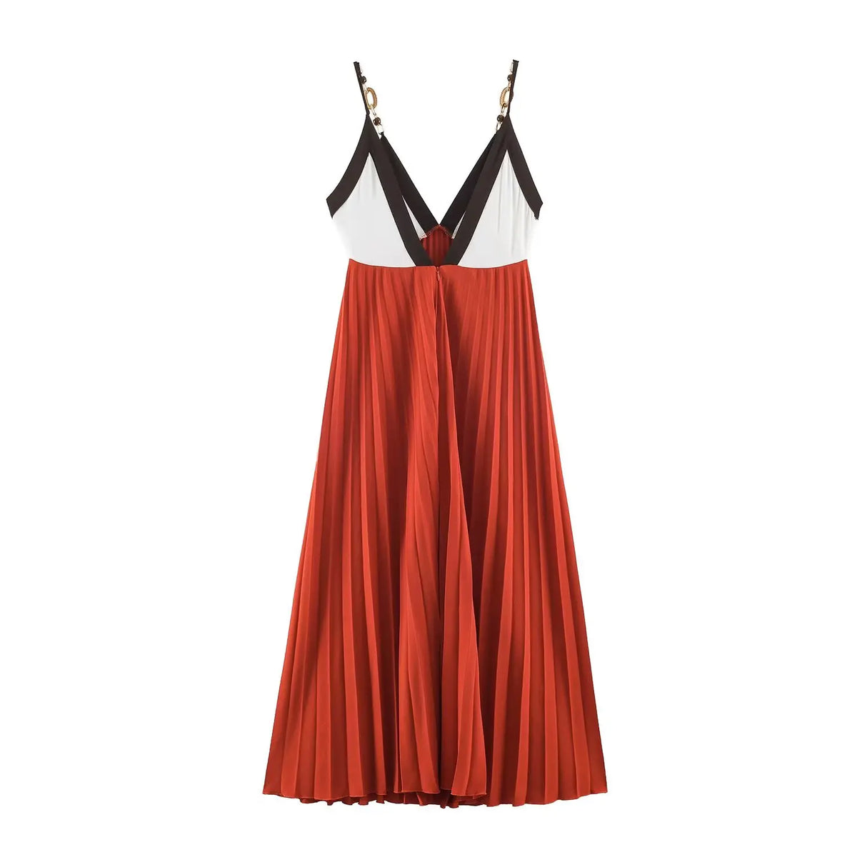 Beaded Pleated Slip Dress