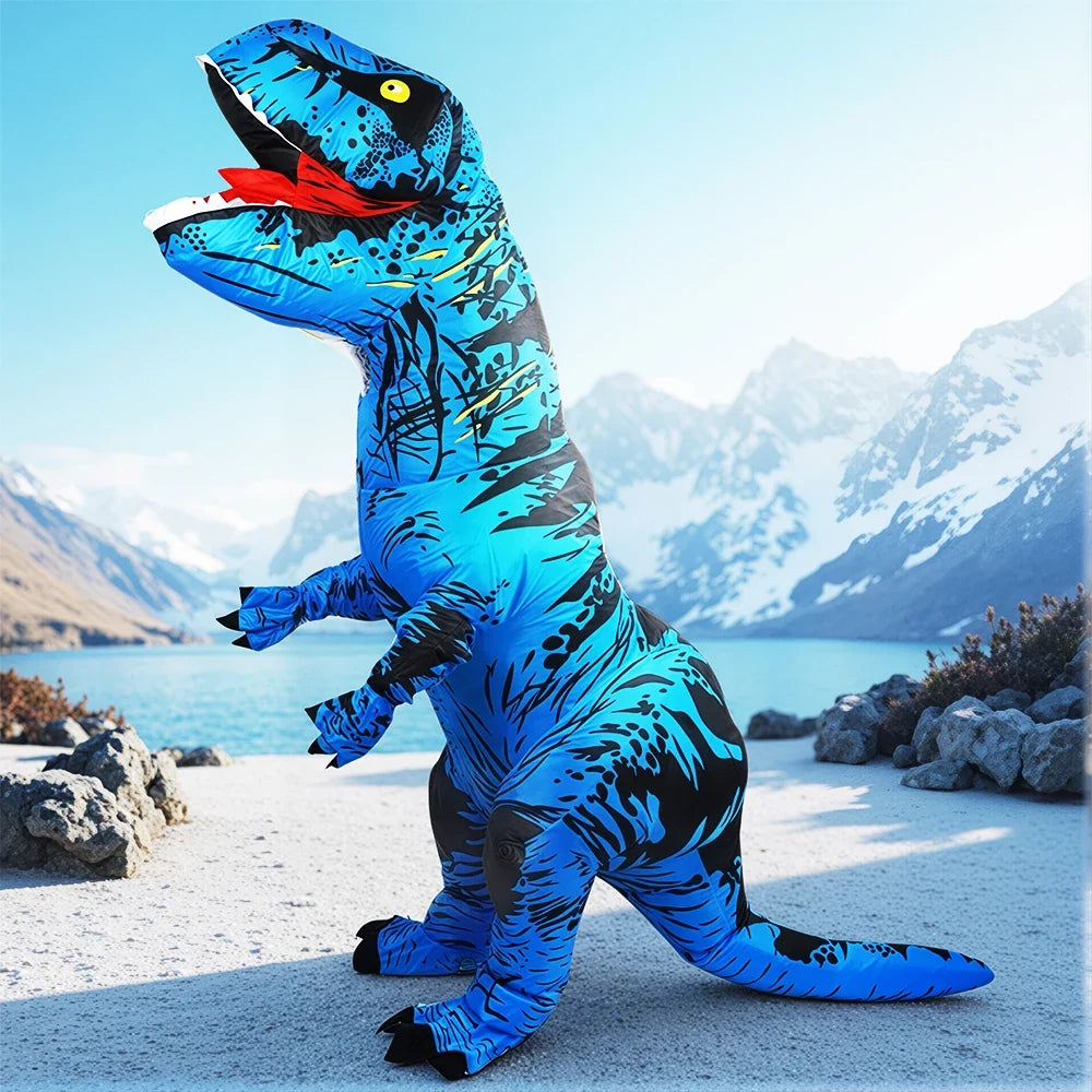 Inflatable Dinosaur Mascot Costume