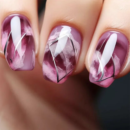 Green Leopard Press On Nails