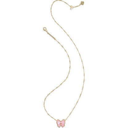 Butterfly Pearl Necklace
