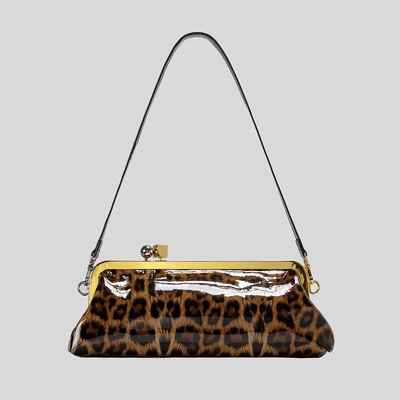 Long Kiss Lock Clutch