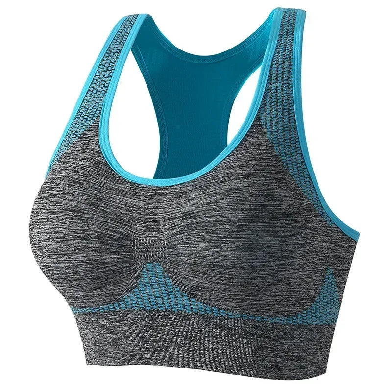 Patchwork Y-Strap Push-Up Bra