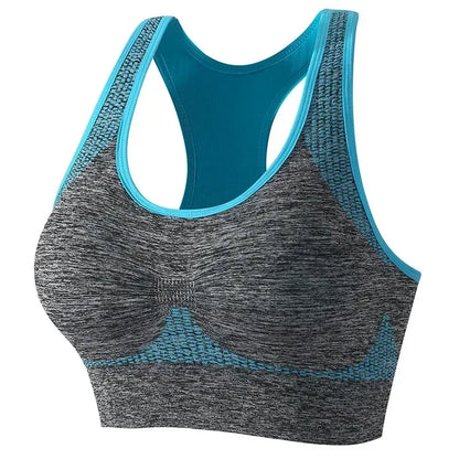 Patchwork Y-Strap Push-Up Bra