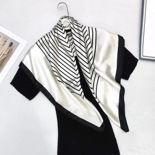 Elegant Square Silk Scarf