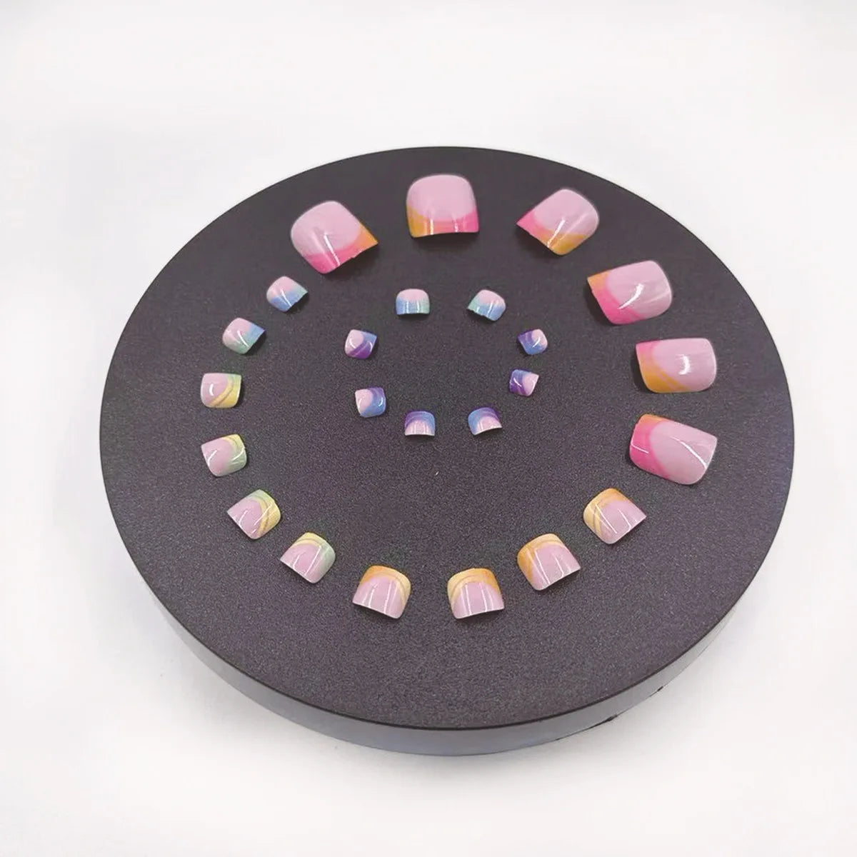 French Toe Press Nail Set