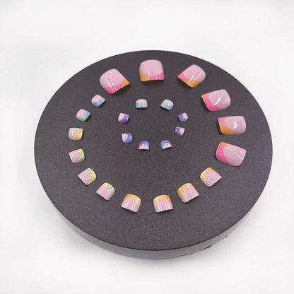 French Toe Press Nail Set