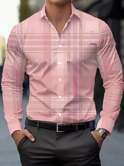 Printed Casual Stretch Shirt